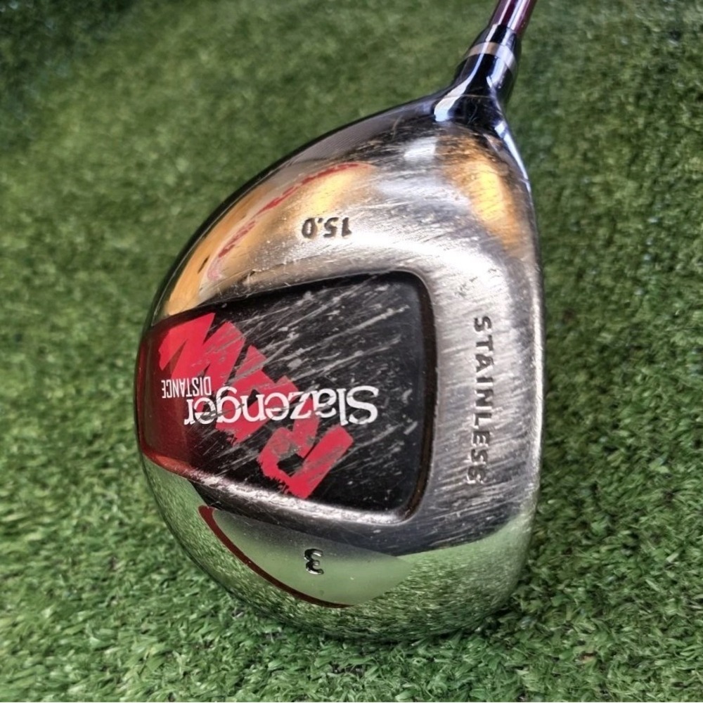 Left-Handed Slazenger Raw Distance 3 Wood 15° R Flex Graphite Shaft LH
